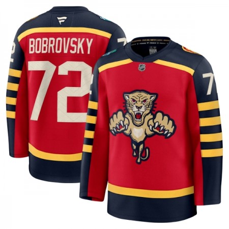 Miesten NHL Florida Panthers Pelipaita 2025-26 Fanatics Premium Sergei Bobrovsky Winter Classic Punainen